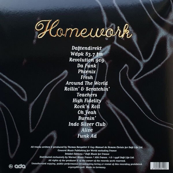 DAFT PUNK - HOMEWORK (1997) - 2LP 2023 EDITION SIFIR PLAK