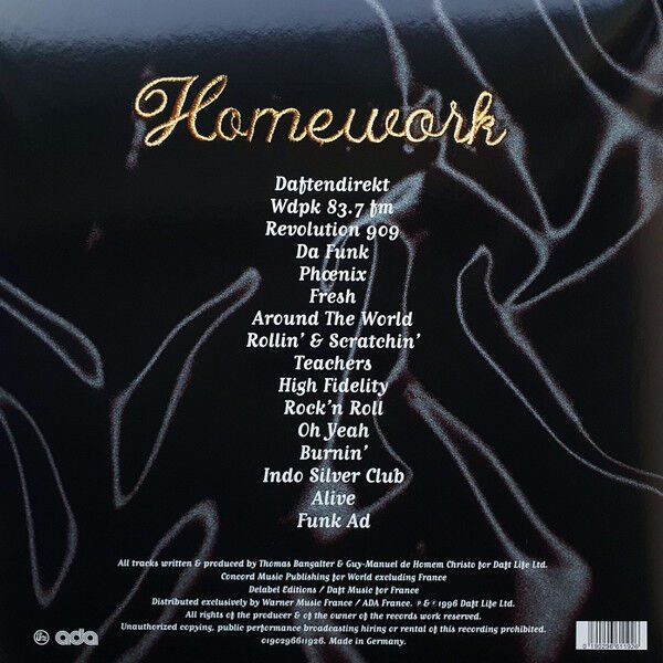 DAFT PUNK - HOMEWORK (1997) - 2LP 2023 EDITION SIFIR PLAK