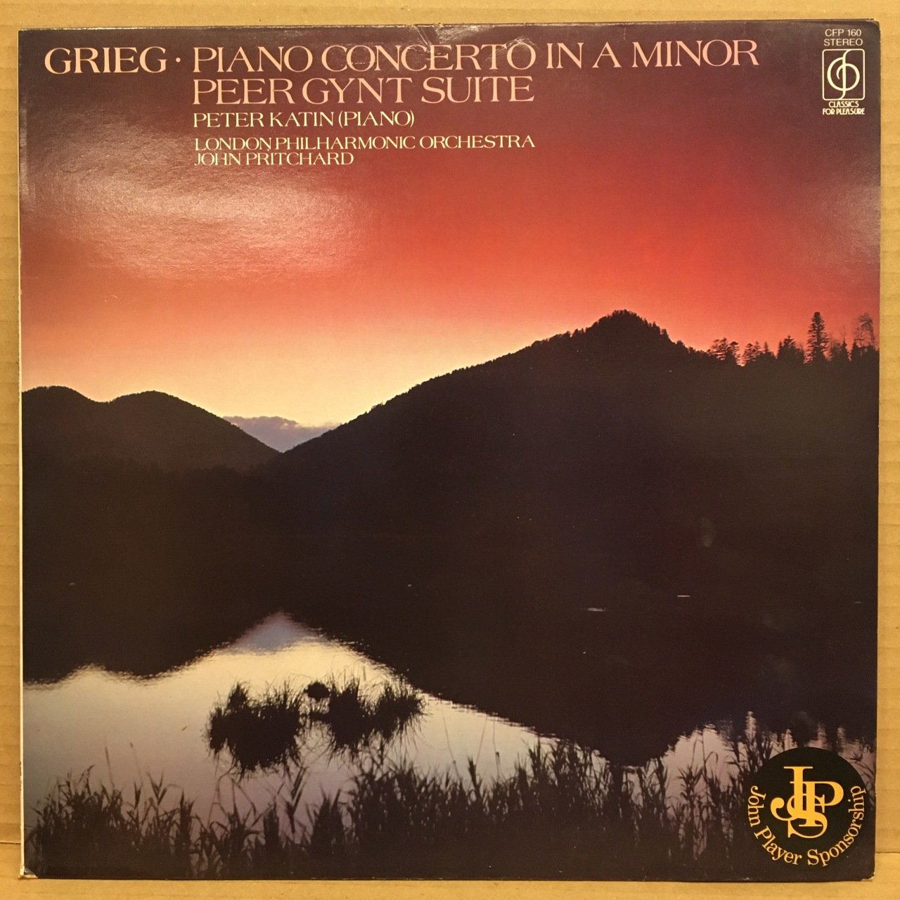 GRIEF PIANO CONCERTO, PEER GYNT PETER KATIN, LONDON PHIL. JOHN PRITCHARD (1971) 2.EL PLAK