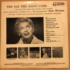 JANE MORGAN - THE DAY THE RAINS CAME 1958 2.EL PLAK