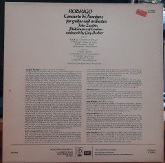 RODRIGO: CONCIERTO DE ARANJUEZ GUITAR CONCERTO, JOHN ZARADIN, PHILOMUSICA OF LONDON,GUY BARBIER  - PLAK 2.EL