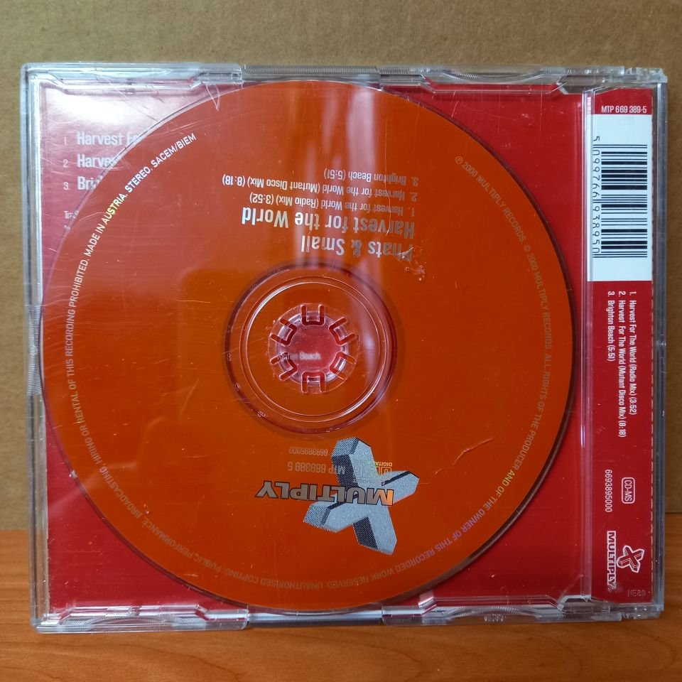 PHATS & SMALL - HARVEST FOR THE WORLD (2000) - CD SINGLE 2.EL