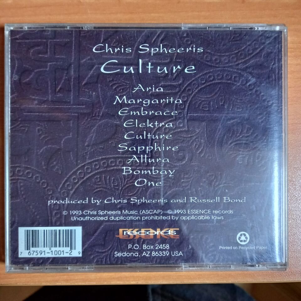 CHRIS SPHEERIS – CULTURE (1993) - CD 2.EL