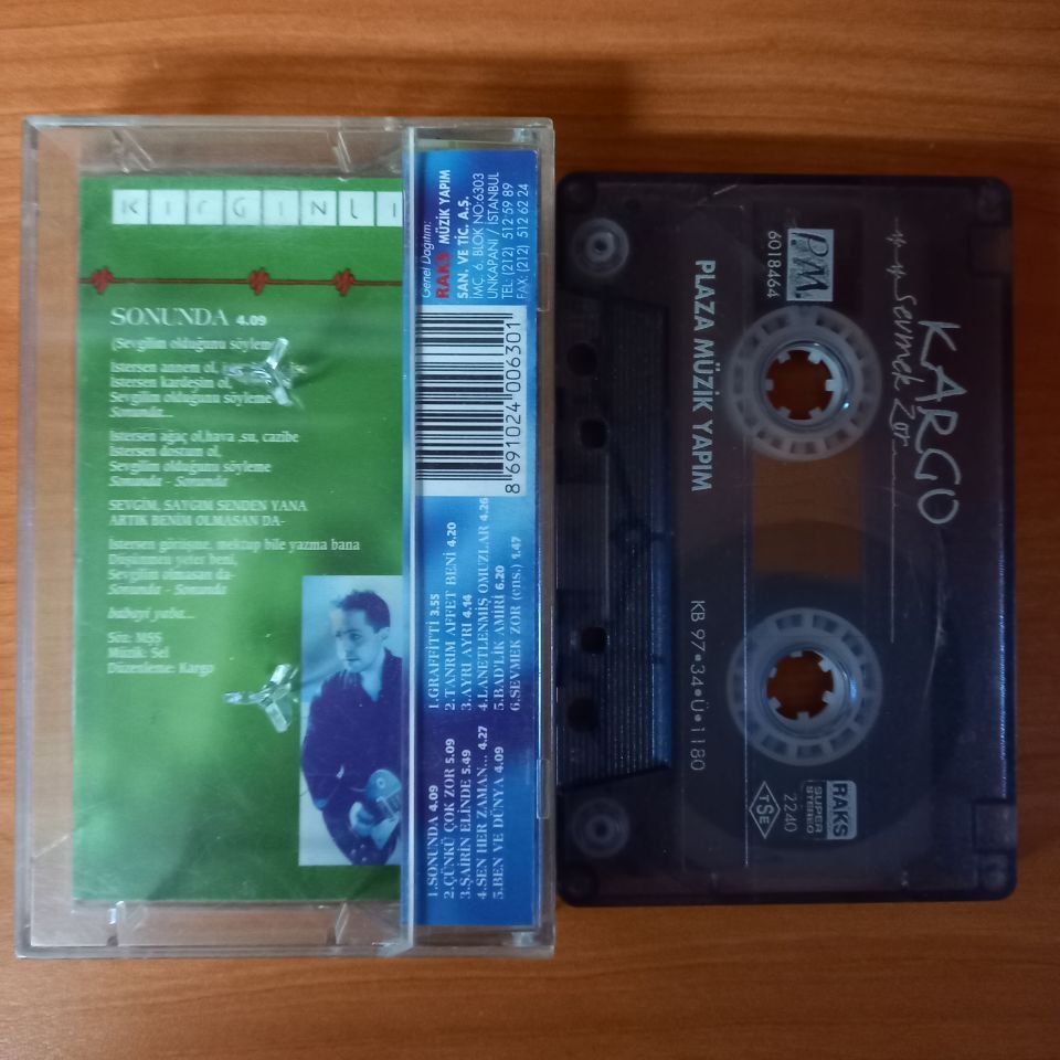 KARGO - SEVMEK ZOR (1997) - KASET 2.EL