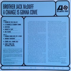 BROTHER JACK McDUFF - A CHANGE IS GONNA COME (1966) - LP SOUL JAZZ SIFIR PLAK