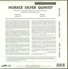HORACE SILVER QUINTET - wıth KENNY DORHAM HANK MOBLEY ART BLAKEY (1954) - 2015 EDITION 10'' (10 inch) 33 devir SIFIR PLAK