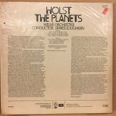 HOLST - THE PLANETS HALLE ORCHESTRA JAMES LOUGHRAN 2.EL PLAK