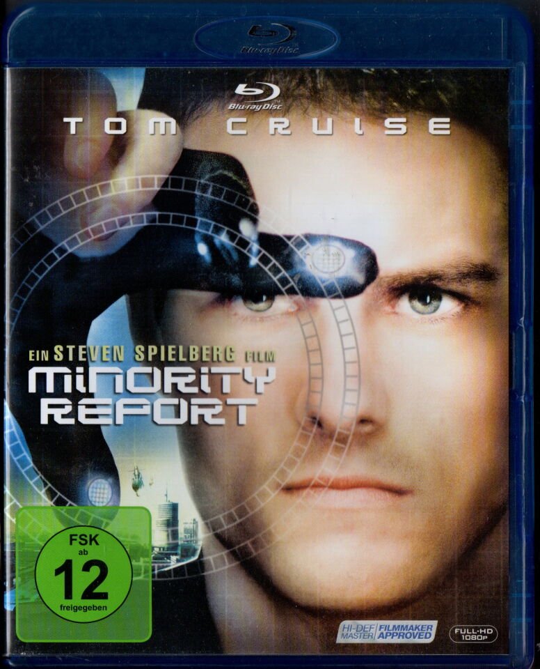 MINORITY REPORT - TOM CRUISE - STEVEN SPIELBERG - BLU-RAY 2.EL
