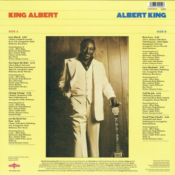 ALBERT KING – KING ALBERT (1977) - LP 2024 REISSUE SIFIR PLAK