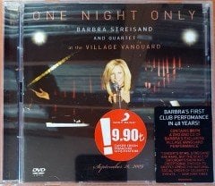 BARBRA STREISAND AND QUARTET - ONE NIGHT ONLY / LIVE AT THE VILLAGE VANGUARD CD+DVD 2.EL