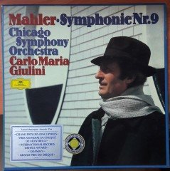 MAHLER: SYMPHONY NO.9, CHICAGO SYMPHONY ORCHESTRA, CARLO MARIA GIULINI - 2PLAK 2.EL BOXSET