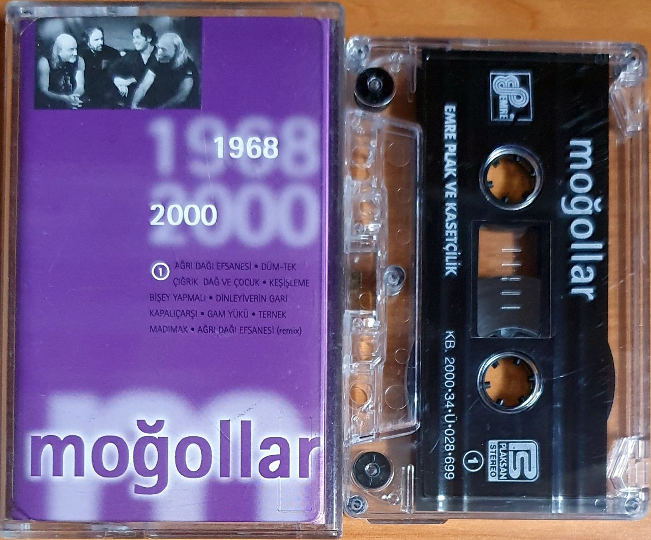 MOĞOLLAR - 1968-2000 / KASET 1 (2000) - KASET EMRE 2.EL