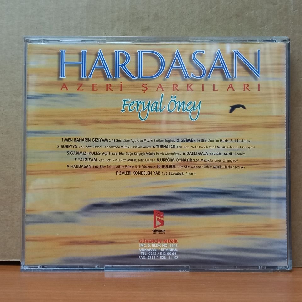 FERYAL ÖNEY - HARDASAN / AZERİ ŞARKILARI (2001) - CD 2.EL