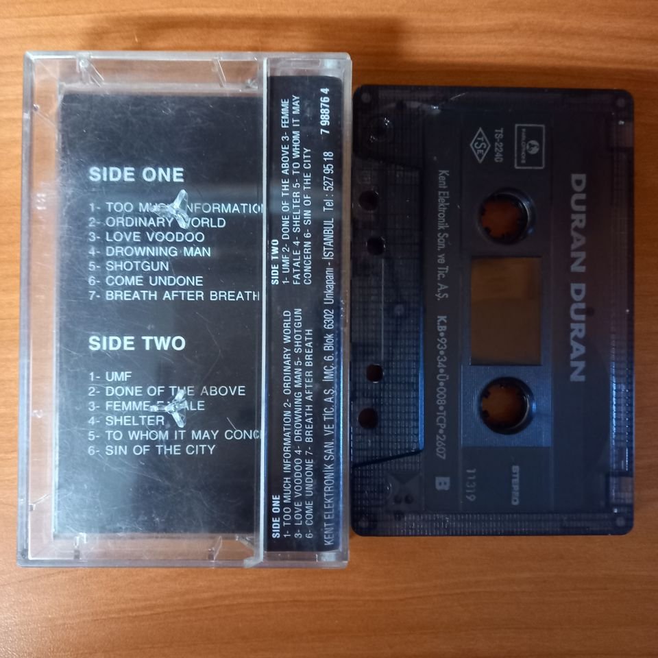 DURAN DURAN - DURAN DURAN (1993) - KASET 2.EL