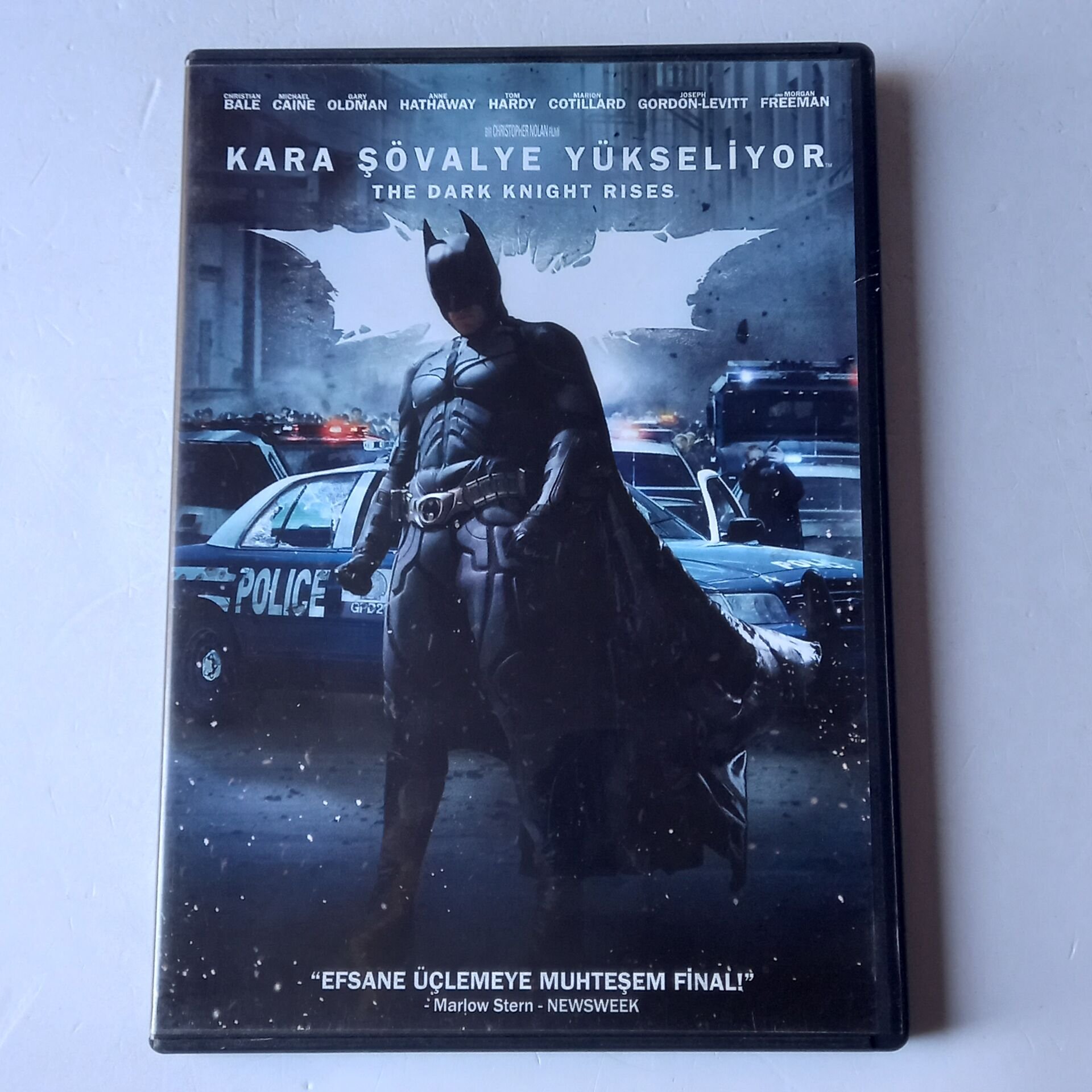 THE DARK KNIGHT RISES / KARA ŞÖVALYE YÜKSELİYOR - CHRISTOPHER NOLAN, CHRISTIAN BALE - DVD 2.EL