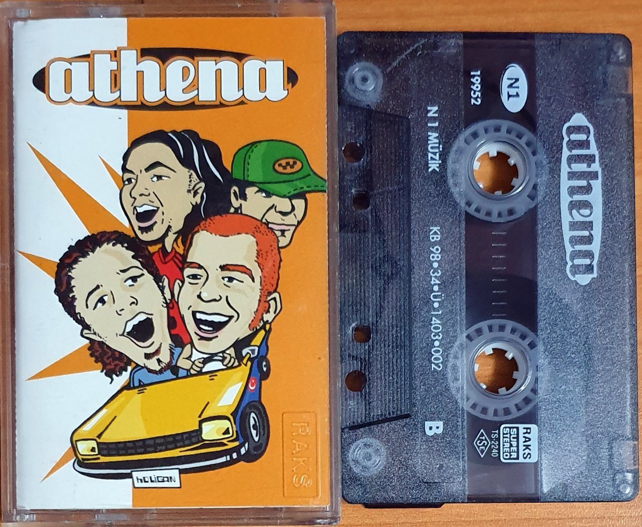 ATHENA - ATHENA [HOLİGAN] (1998) - KASET N1 2.EL