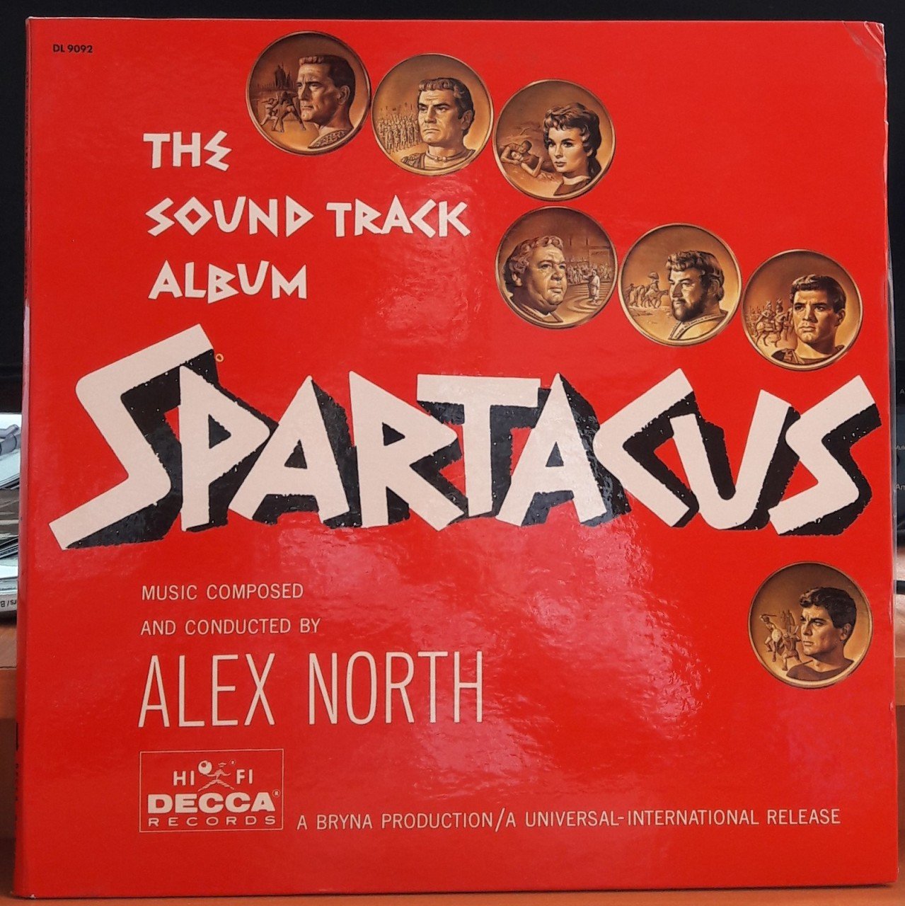 SPARTACUS - ALEX NORTH - SOUNDTRACK - PLAK 2.EL