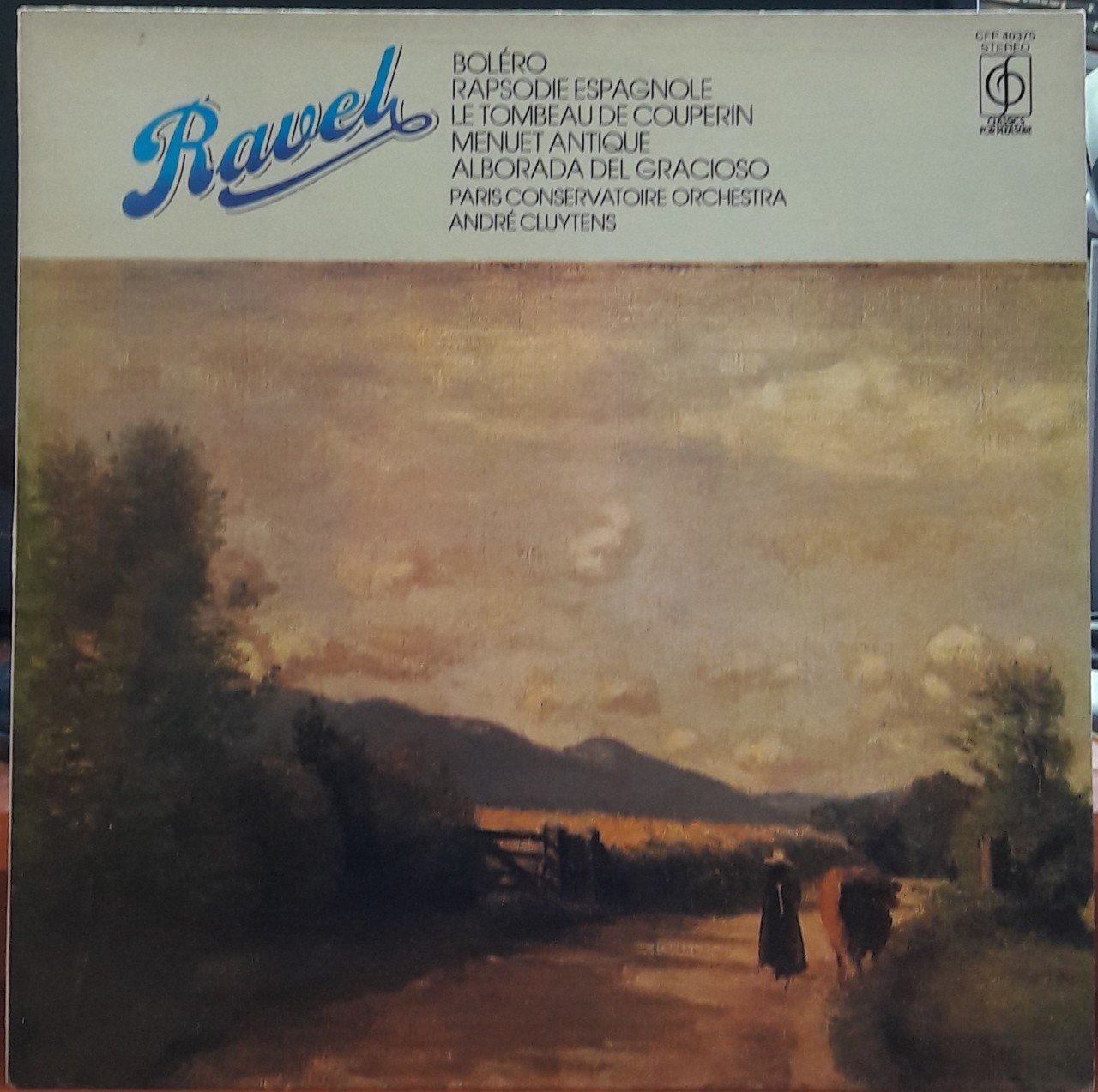 RAVEL: BOLÉRO, RAPSODIE ESPAGNOLE, ANDRÉ CLUYTENS - PLAK 2.EL