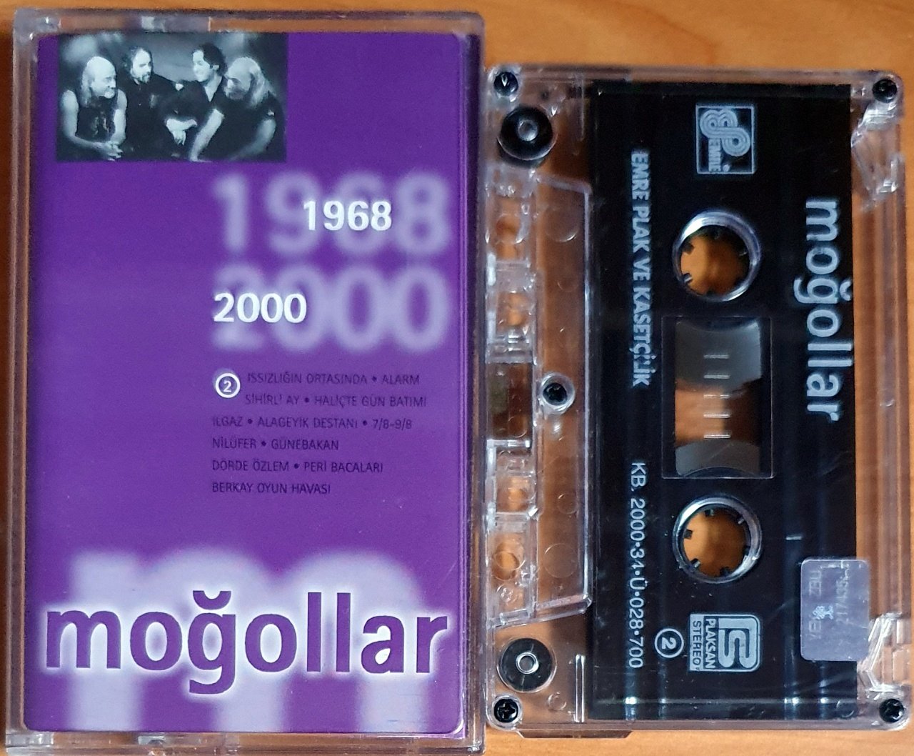MOĞOLLAR - 1968-2000 / KASET 2 (2000) - KASET EMRE 2.EL