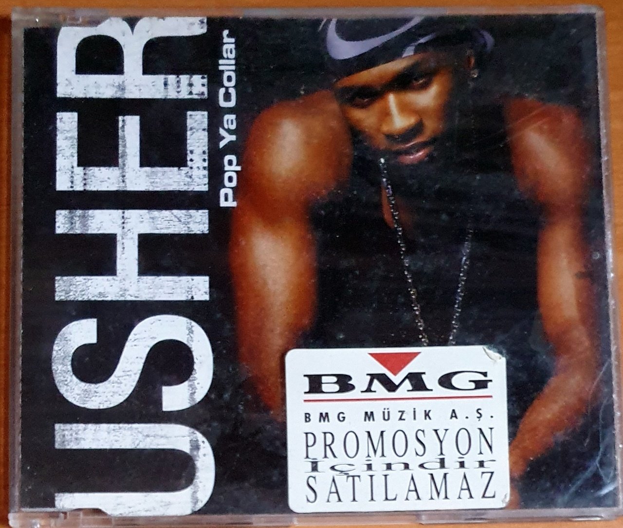 USHER - POP YA COLLAR (2001) - CD SINGLE 2.EL