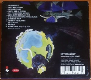 YES - FRAGILE (1971) - CD REMASTERED 2003 REISSUE 2.EL