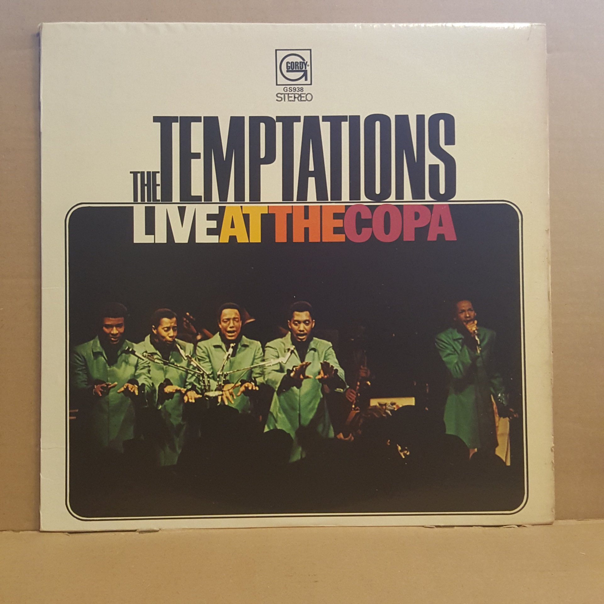 THE TEMPTATIONS - LIVE AT THE COPA (1968) - LP 2.EL PLAK