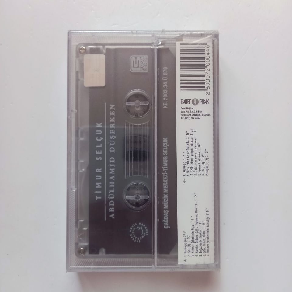 TİMUR SELÇUK - ABDÜLHAMİD DÜŞERKEN / FİLM MÜZİKLERİ 1 (2003) - KASET SIFIR