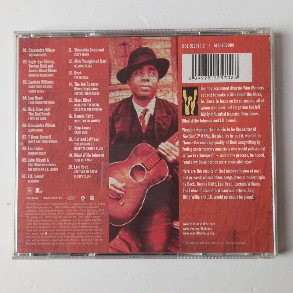 MARTIN SCORSESE PRESENTS THE BLUES - THE SOUL OF A MAN (2003) - CD 2.EL