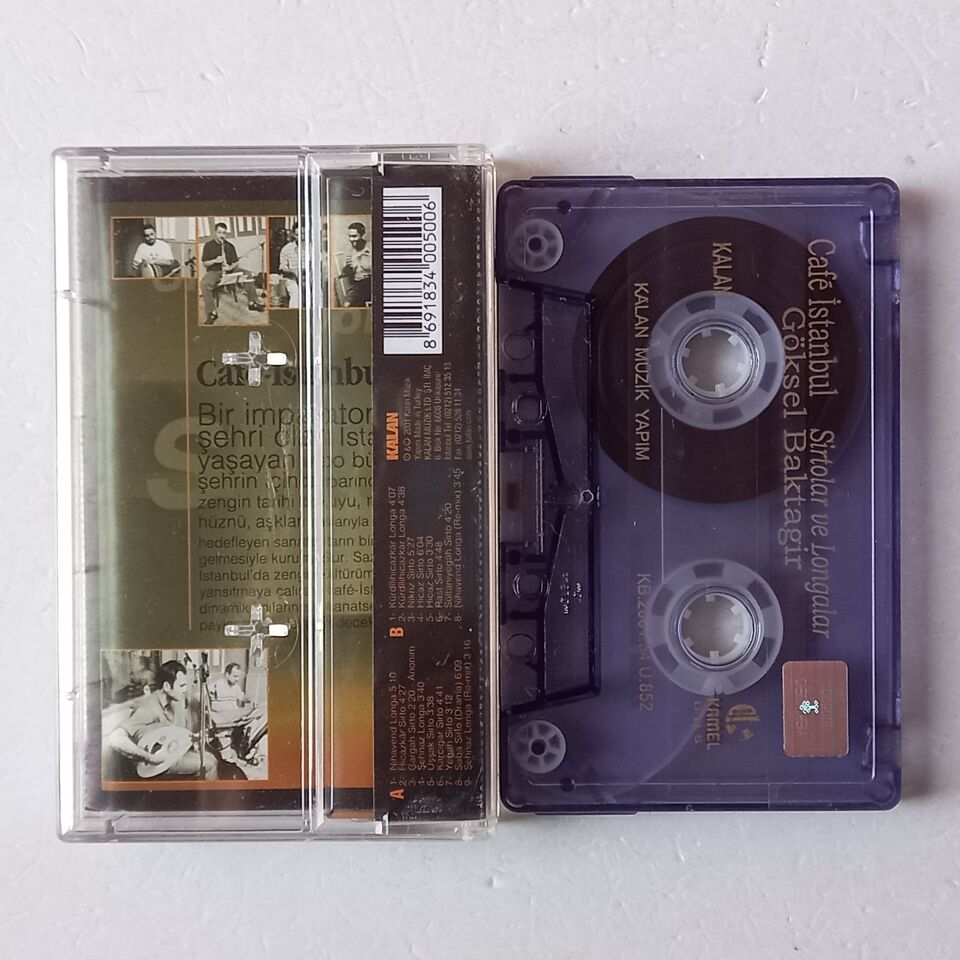 CAFE İSTANBUL / SİRTOLAR VE LONGALAR - GÖKSEL BAKTAGÖR (2001) - KASET 2.EL