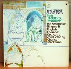 HANDEL MESSIAH Great Choruses LP 2.EL
