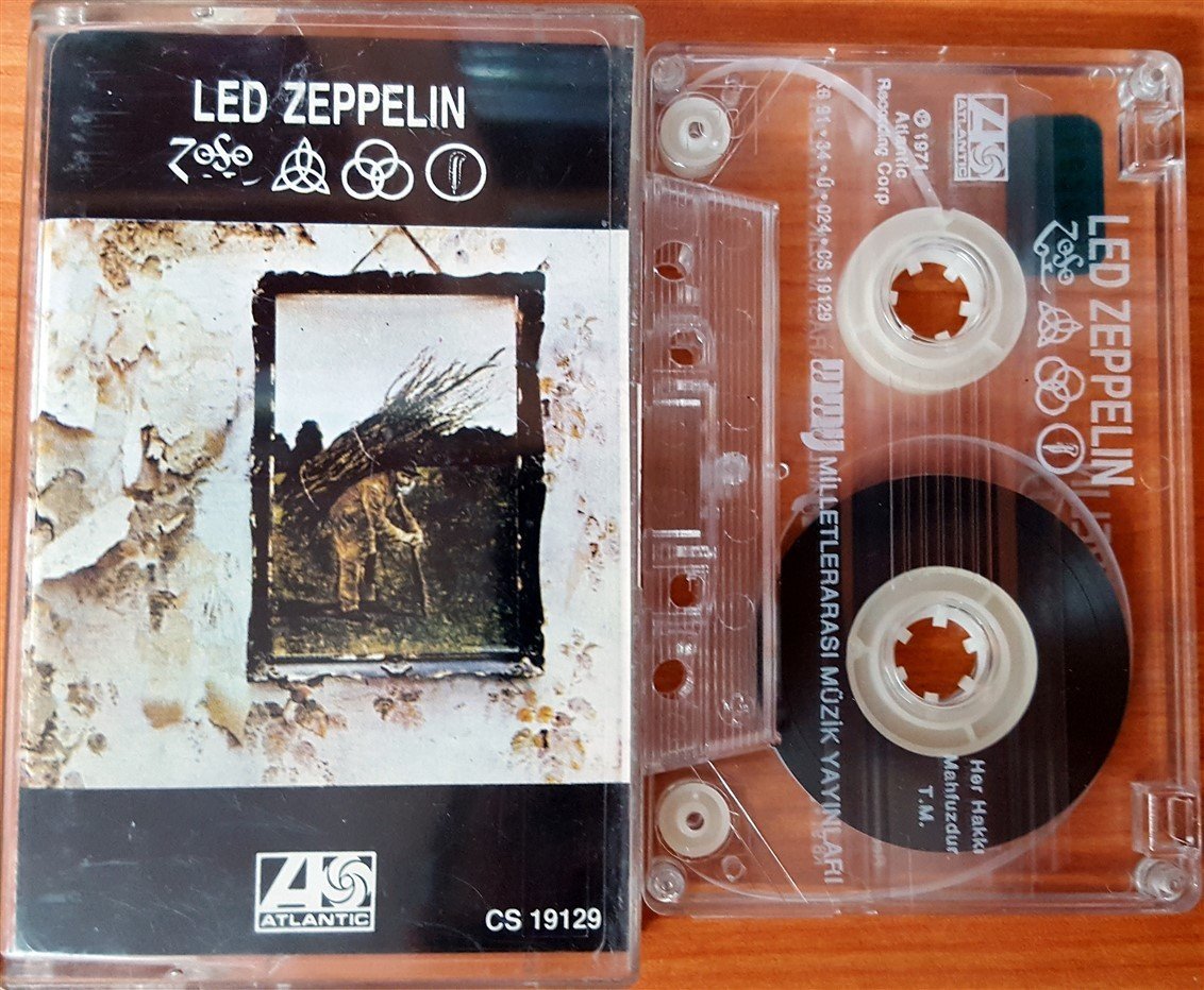 LED ZEPPELIN - IV (1991) MMY CASSETTE MADE IN TURKEY ''USED''