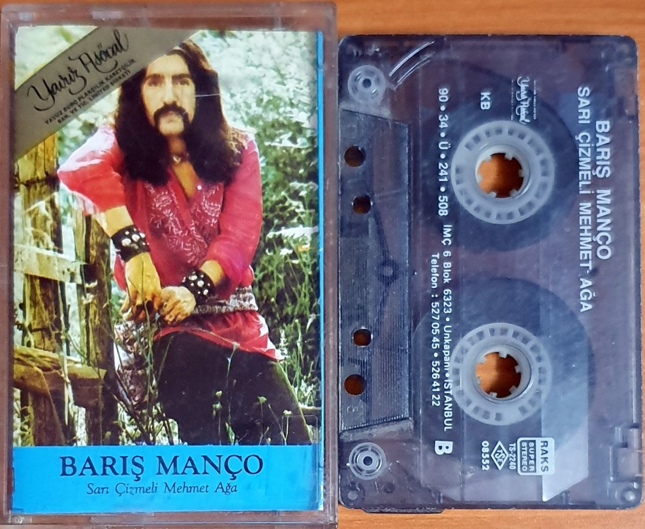 BARIŞ MANÇO - SARI ÇİZMELİ MEHMET AĞA (1990) - KASET YAVUZ ASÖCAL 2.EL