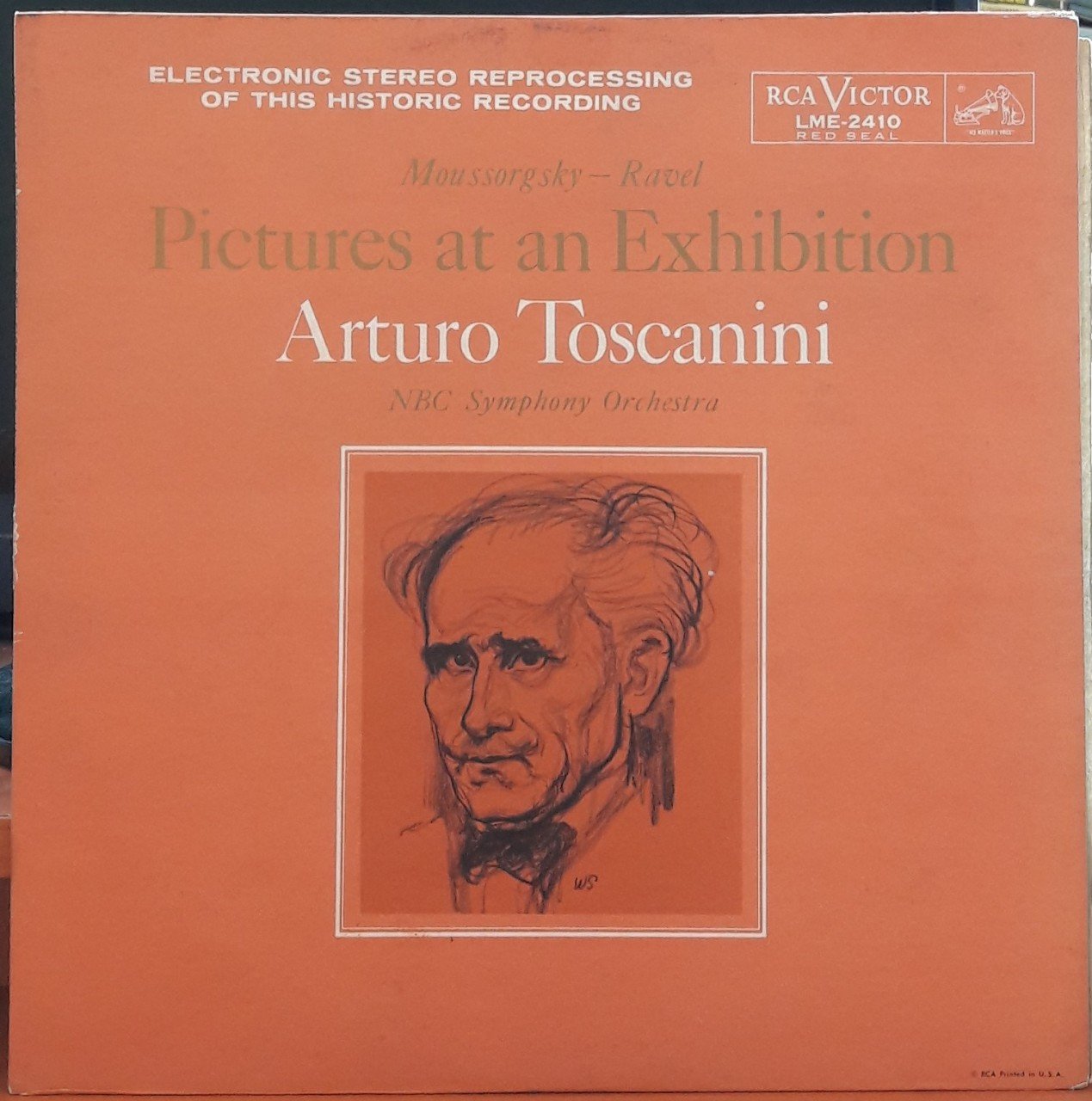 MOUSSORGSKY/RAVEL: PICTURES AT AN EXHIBITION, NBC SYMPHONY ORCHESTRA, ARTURO TOSCANINI - PLAK 2.EL