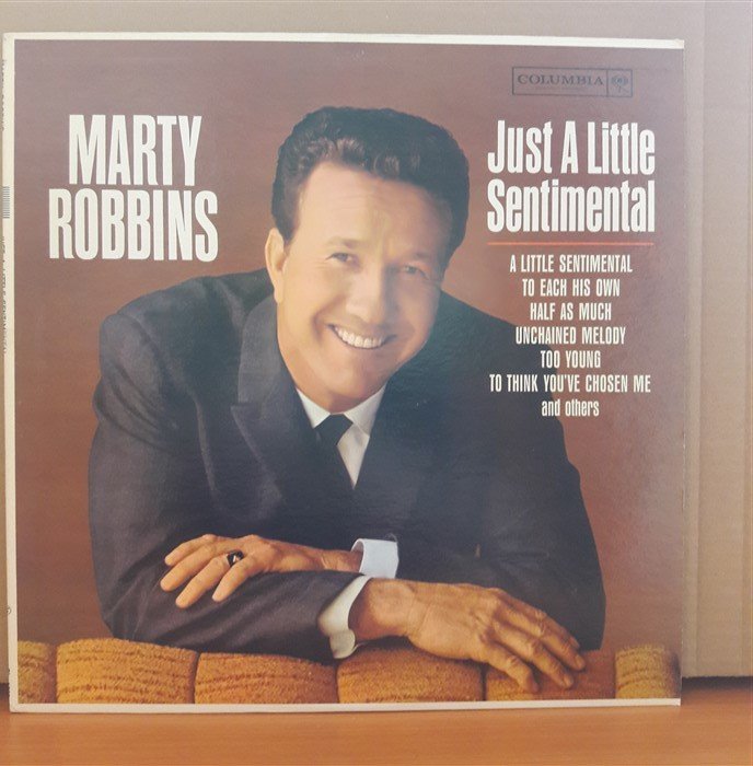 MARTY ROBBINS - JUST A LITTLE SENTIMENTAL - LP 2.EL PLAK