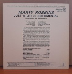 MARTY ROBBINS - JUST A LITTLE SENTIMENTAL - LP 2.EL PLAK