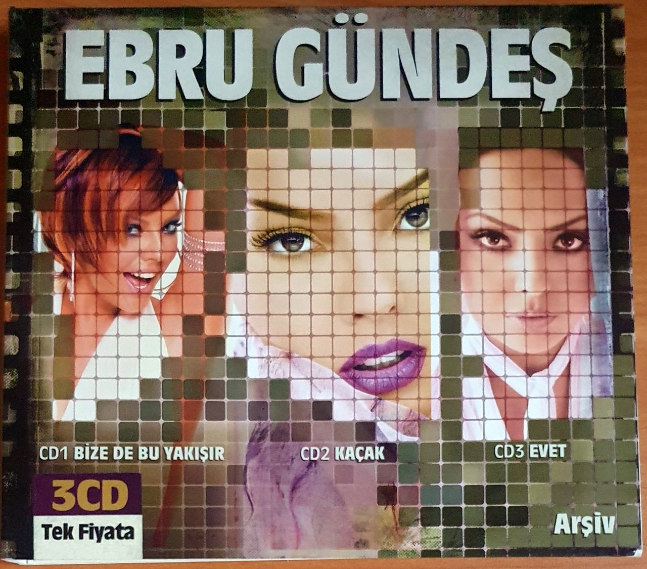 EBRU GÜNDEŞ / BİZE DE BU YAKIŞIR, KAÇAK, EVET - 3CD 2.EL