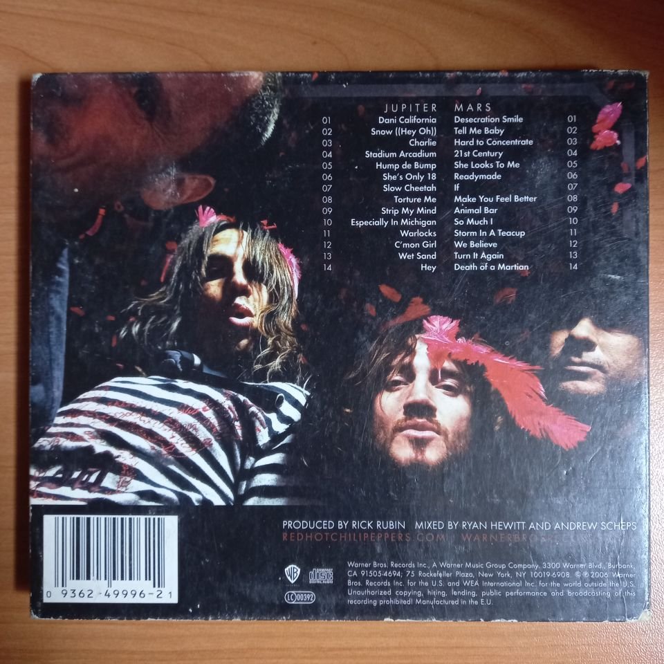 RED HOT CHILI PEPPERS – STADIUM ARCADIUM (2006) - 2CD DIGIPAK 2.EL