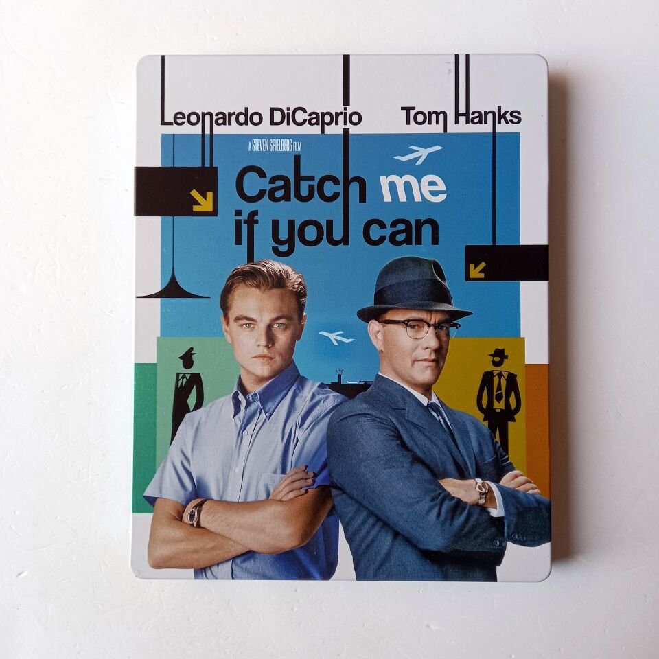 CATCH ME IF YOU CAN - LEONARDO DICAPRIO, TOM HANKS - YÖN.: STEVEN SPIELBERG - BLU-RAY  STEELBOOK METAL KUTU 2.EL TÜRKÇE ALTYAZI YOKTUR