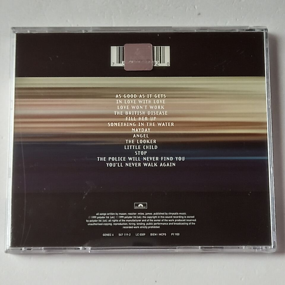 GENE – REVELATIONS (1999) - CD 2.EL