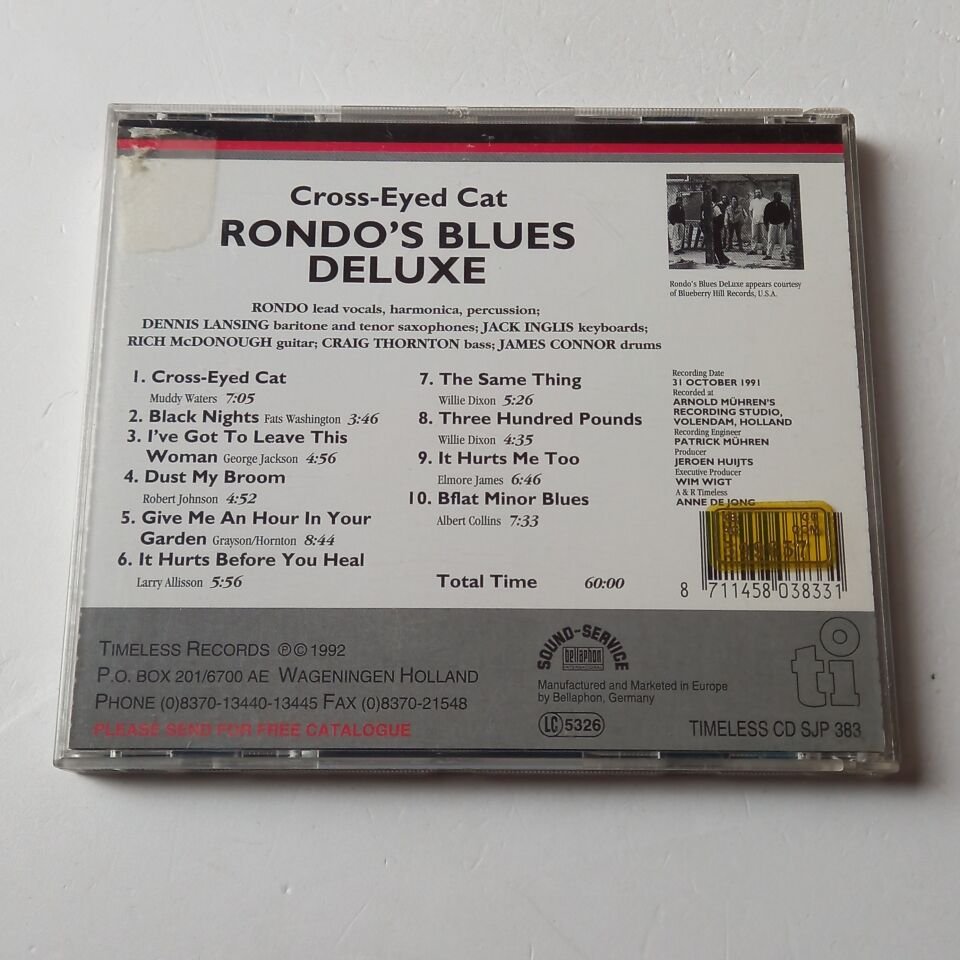RONDO\'S BLUES DELUXE – CROSS-EYED CAT (1991) - CD 2.EL