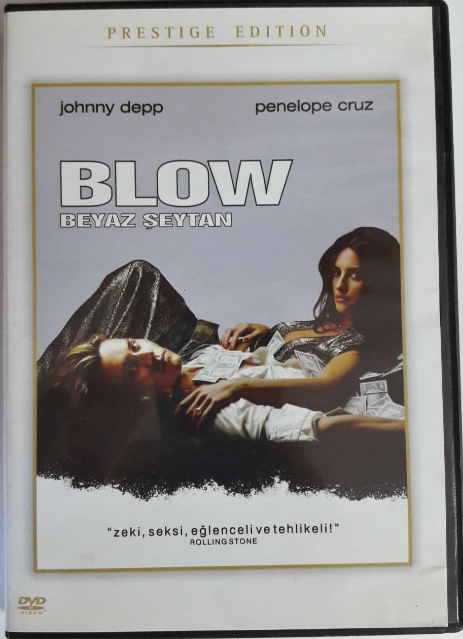 BEYAZ ŞEYTAN - BLOW - JOHNNY DEPP - PENÉLOPE CRUZ - DVD 2.EL