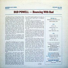 BUD POWELL - BOUNCING WITH BUD (1962) - LP  2005 EDITION SIFIR PLAK