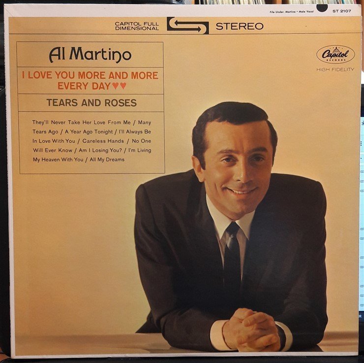 AL MARTINO - I LOVE YOU MORE AND MORE EVERY DAY / TEARS AND ROSES - 2.EL PLAK