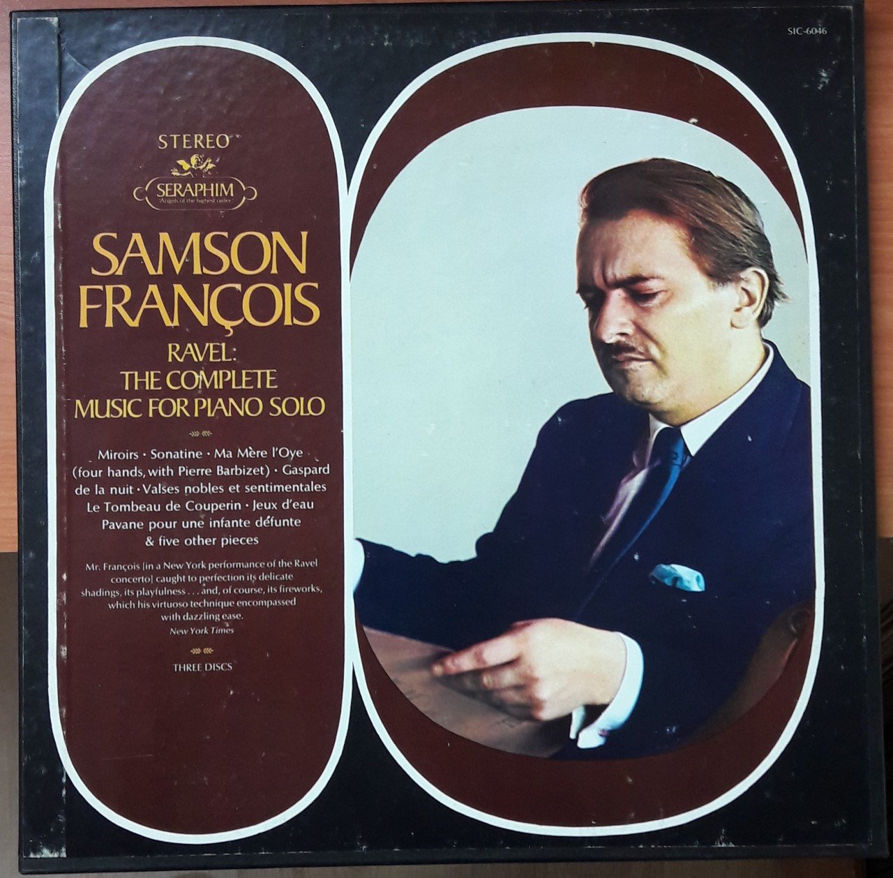 RAVEL: THE COMPLETE MUSIC FOR PIANO SOLO, SAMSON FRANÇOIS - 3PLAK 2.EL BOXSET