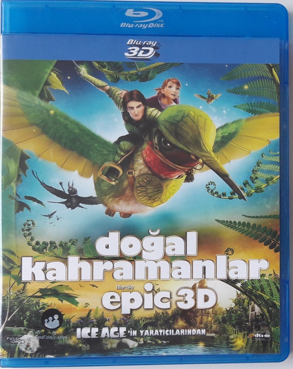 DOĞAL KAHRAMANLAR - EPIC 3D - 3D+BLU-RAY 2.EL