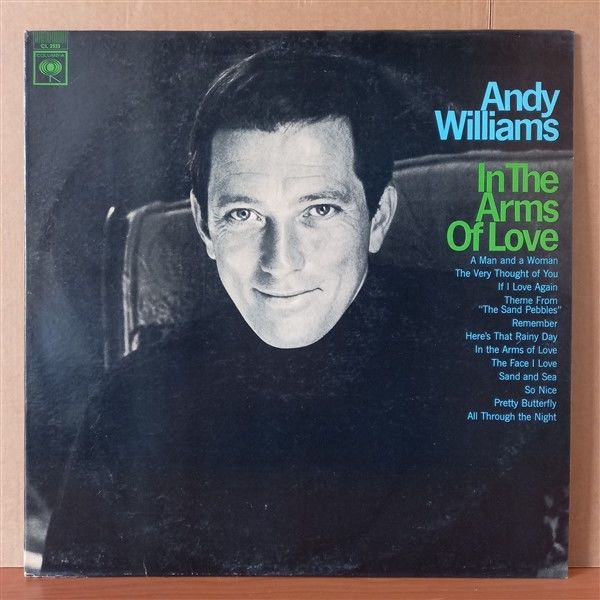 ANDY WILLIAMS – IN THE ARMS OF LOVE (1967) - LP 2.EL PLAK