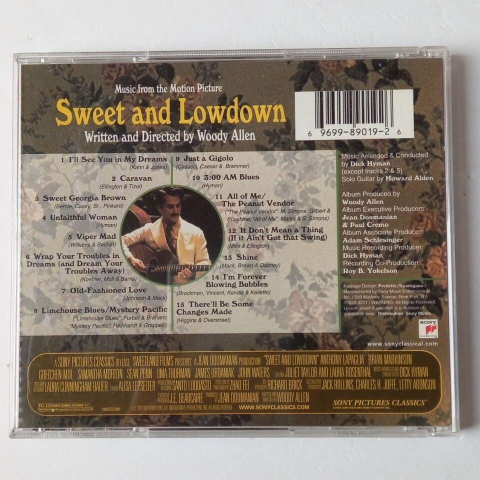 MUSIC FROM THE MOTION PICTURE SWEET AND LOWDOWN (1999) - CD 2.EL