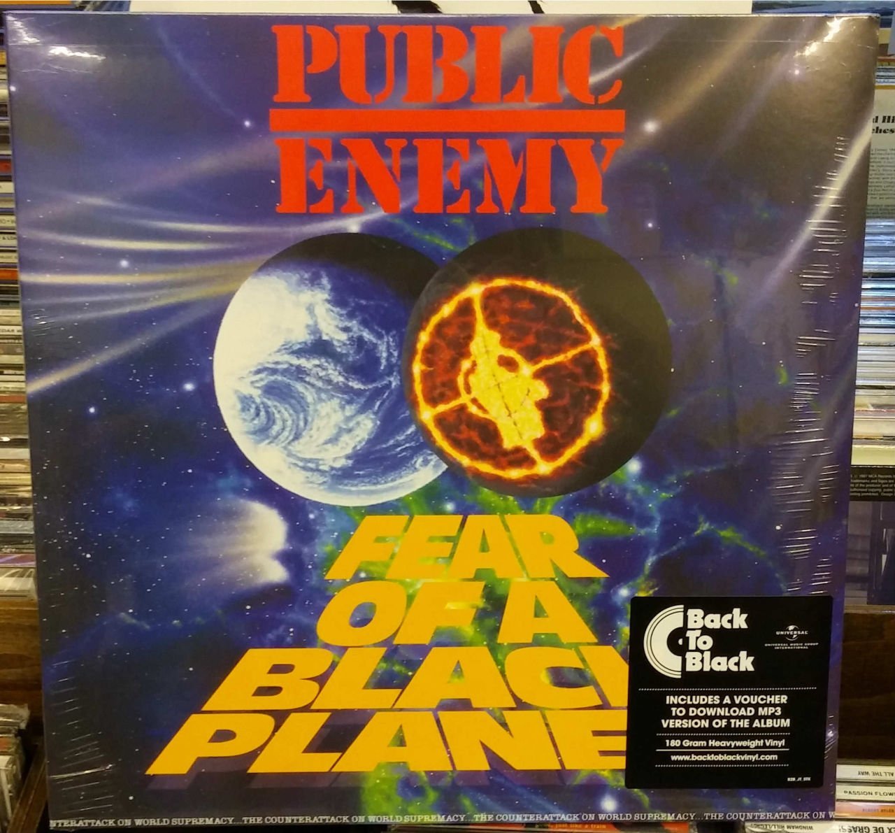 PUBLIC ENEMY - FEAR OF A BLACK PLANET LP SFR