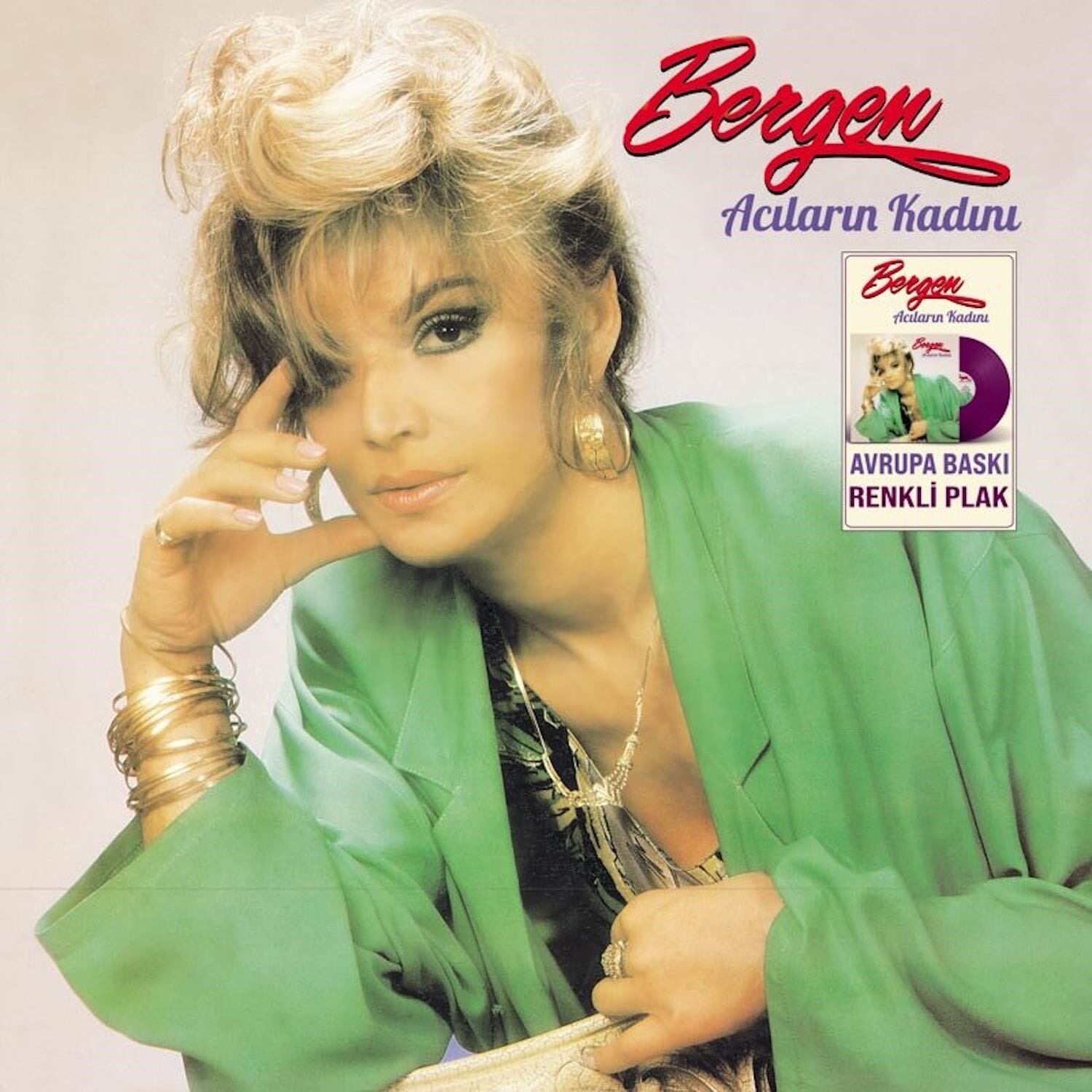 BERGEN - ACILARIN KADINI (1986) - LP 2026 RENKLİ BASIM SIFIR PLAK