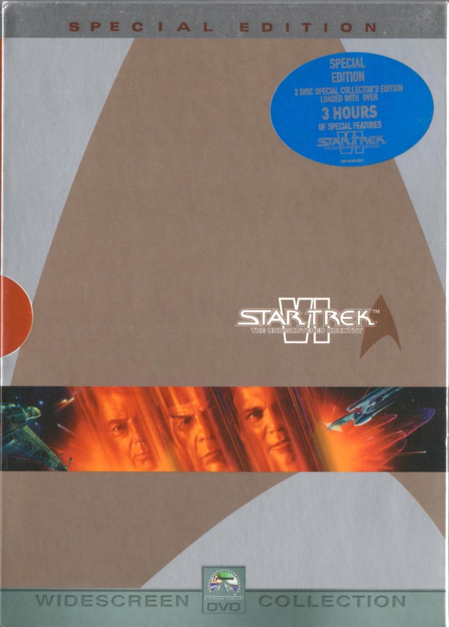 STAR TREK VI THE UNDISCOVERED COUNTRY - WILLIAM SHATNER - LEONARD NIMOY - 2DVD 2.EL